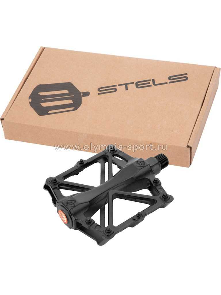 Педали FSD-HX181, ось 9/16", алюминиевые чёрные