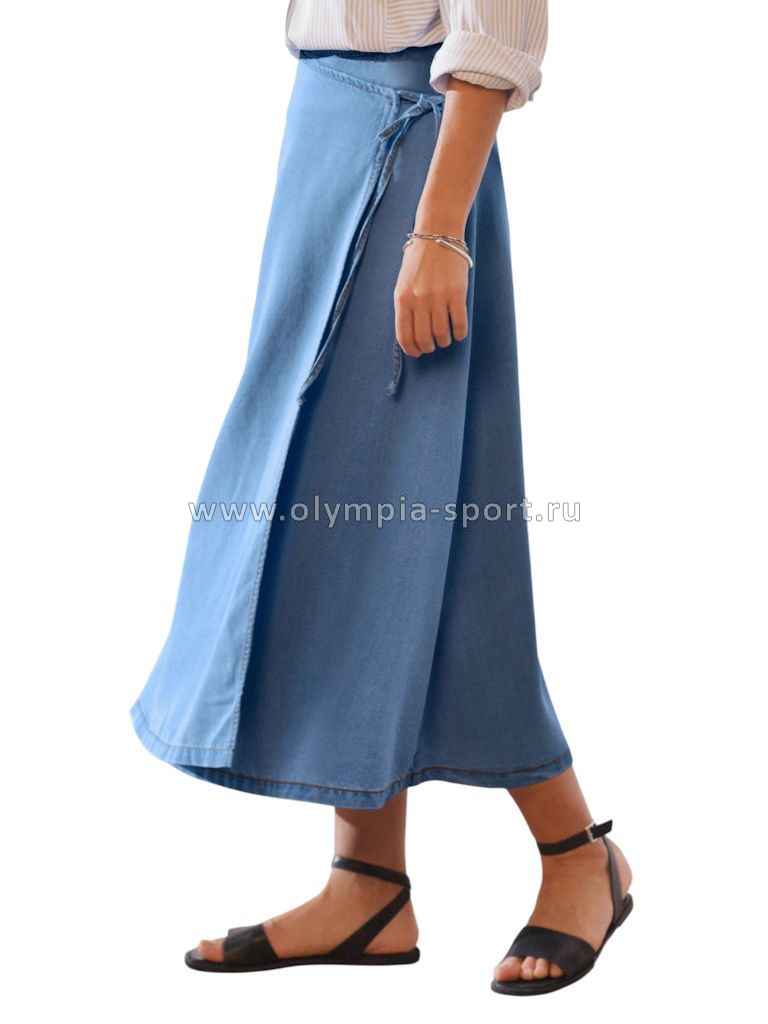 Юбка женская Vilatte D56.127 светло-синий
