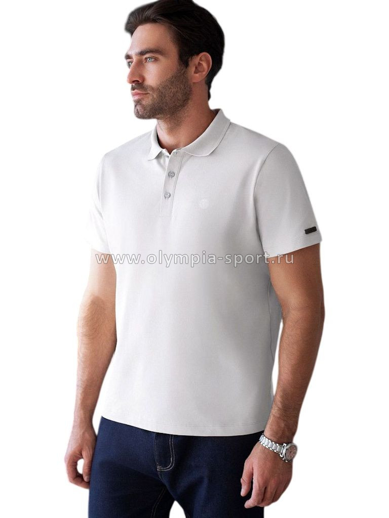 Футболка поло мужская Vilatte U49.057 белый