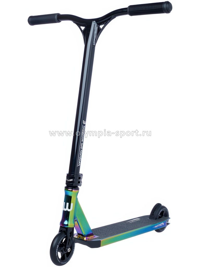 Самокат трюковый LONGWAY Metro Black/Neochrome 110mm AL