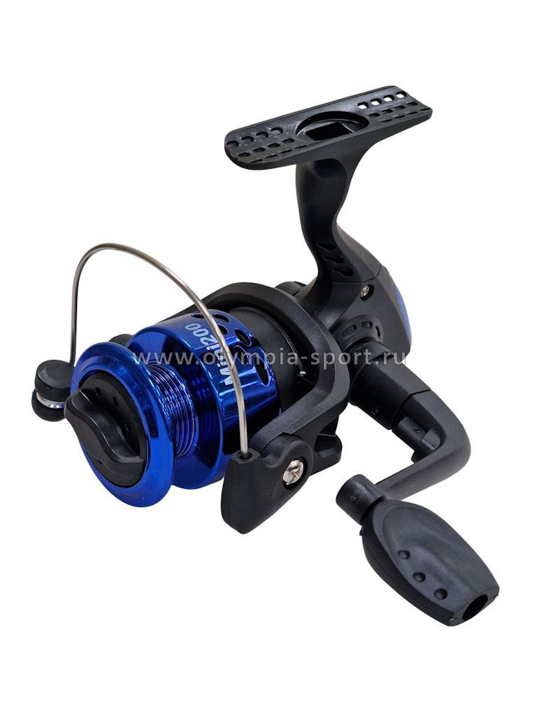Катушка Skyfish AK200, 3 подш., с леской. синяя
