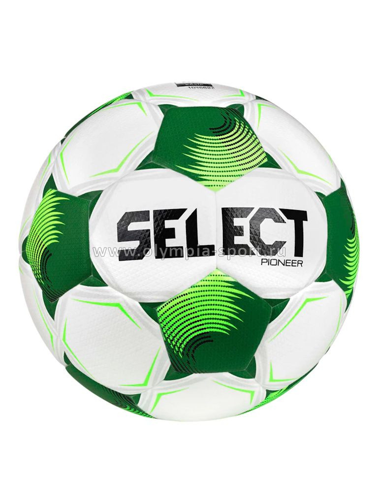 Мяч футбольный SELECT Pioneer TB V26, р.5, FIFA Basic, ПУ бело-зеленый
